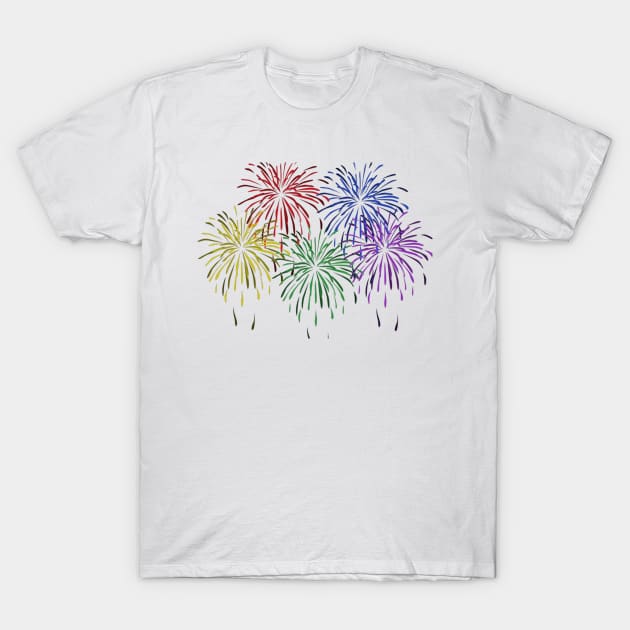 FireWork !! T-Shirt by Hamady6060